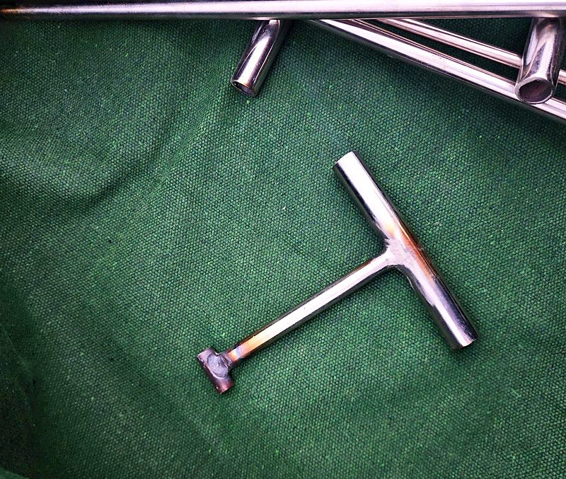 Stainless Steel Manhole Cover Lifting Hook, T-Handle – product photo