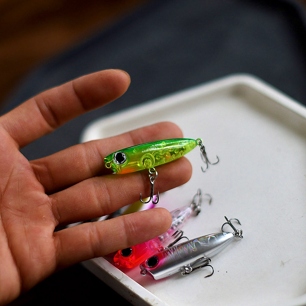Topwater Pencil Walking Lure, 4.5 cm 3 g (1.8 in, 0.1 oz) – product photo