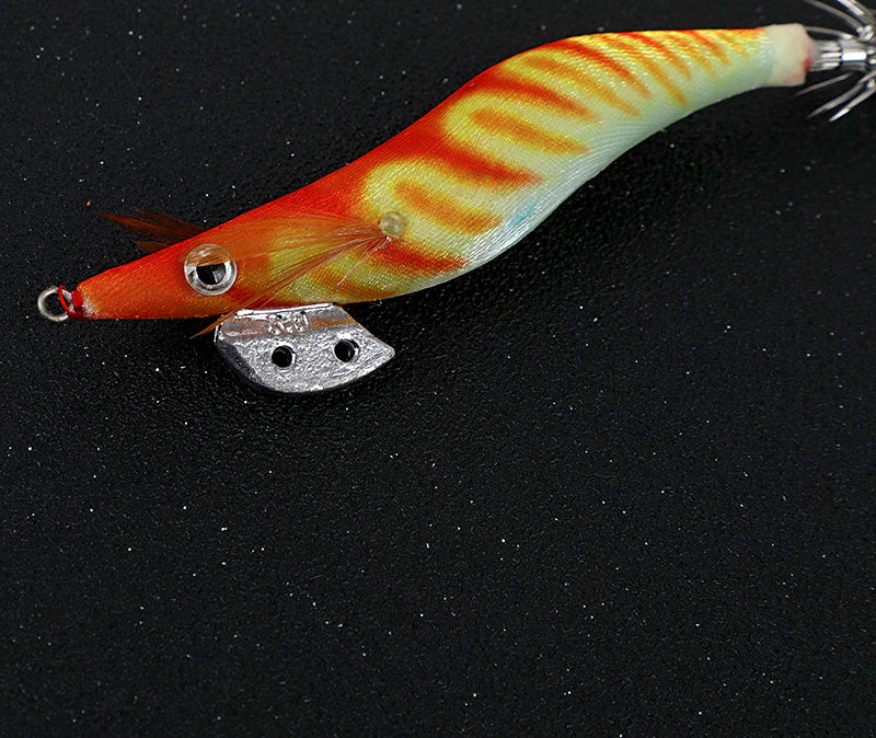 Glow Laser Squid Jig, Shrimp Egi, Size 2.5–3.5 – product photo