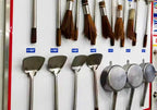 Stainless Steel Adhesive Kitchen Utensil Hooks, No-Drill – product photo