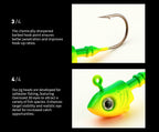 Lead Jig Head Hooks for Soft Baits, 10–45 g (0.35–1.6 oz) – product photo
