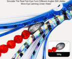 Trolling Squid Skirt Lure with Spinner Prop, UV, ~151 g (5.3 oz) – product photo