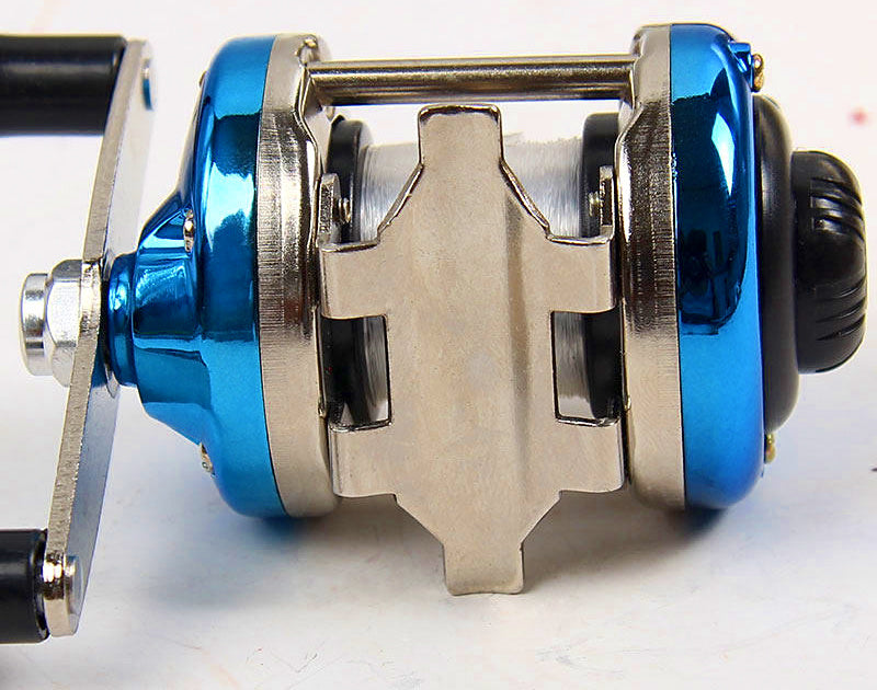 Mini Metal Drum Reel, Ice Fishing Reel 3.0:1, 2 Bearings – product photo