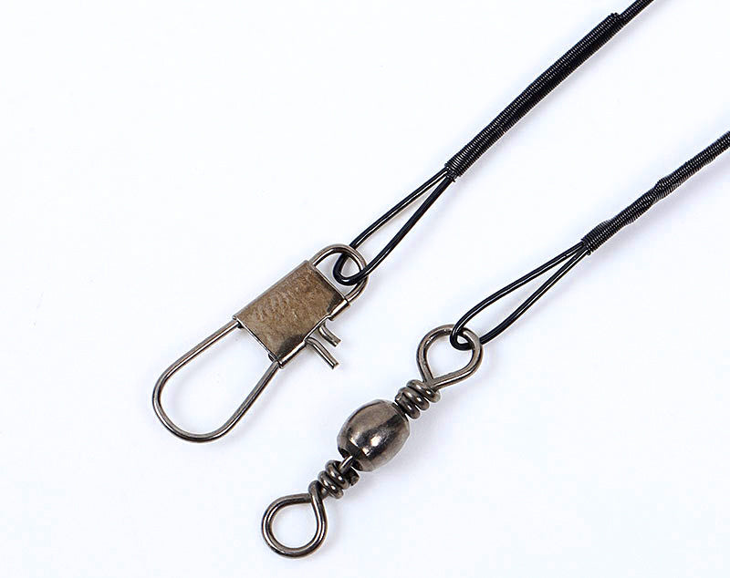 Wire Leader with Swivel & Snap, 10–30 cm (4–12 in) – product photo