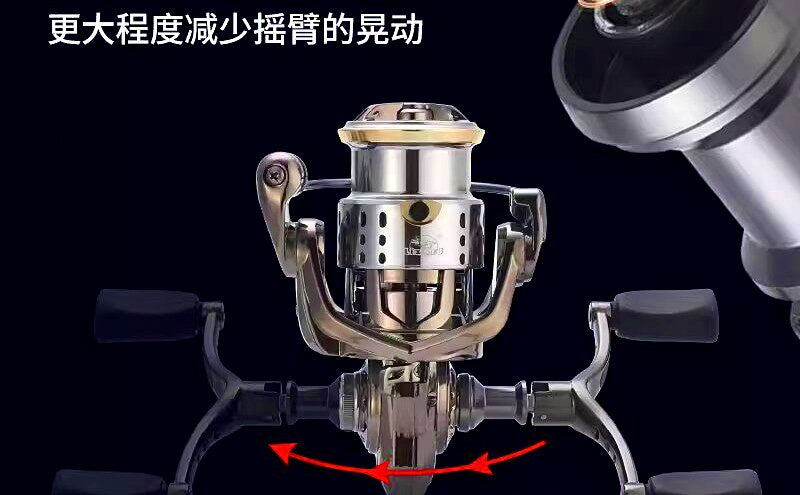 Front Drag Spinning Reel, 5.2:1, 6 Bearings, Sizes 1000–3000 – product photo