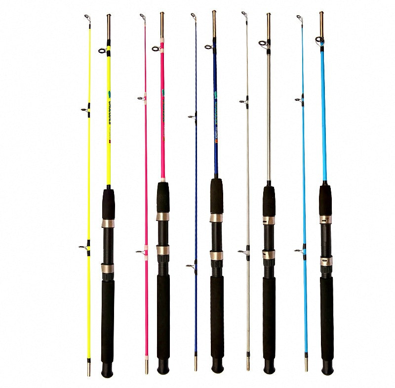 Solid Fiberglass 2-Piece Boat Rod, 1.2–3 m (3.9–9.8 ft)
