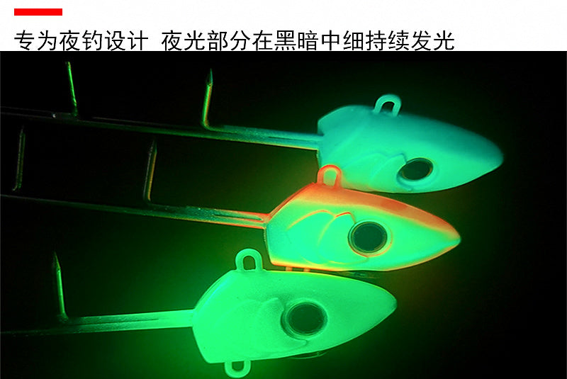 Glow Metal Jig, Optional LED Light, 50–300 g (1.8–10.6 oz) – product photo