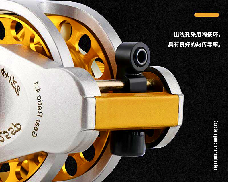 All-Metal Front Drag Spinning Reel, 6000 Series, 4.0 Speed Ratio – product photo