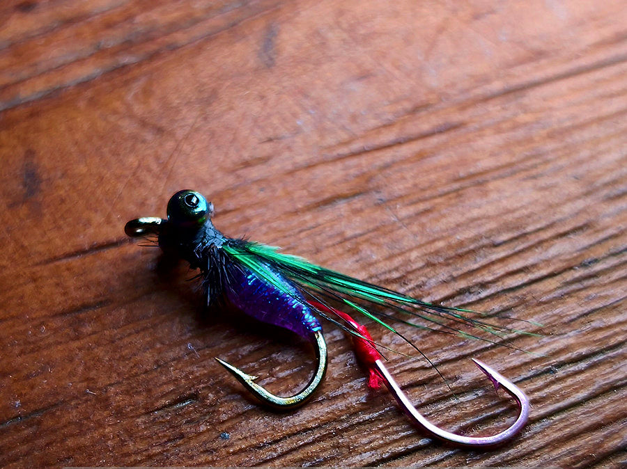 Micro Insect Fly Hook Lure, Double Hook, #12–#16 – product photo