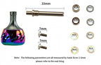 Aluminum Reel Handle Knob, Multicolor, 30/35/38 mm – product photo