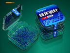 Figure-8 Snap Swivel Connectors, Peacock Blue – product photo
