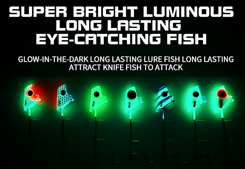 Glow Slow Pitch Jig with Single Hook, 40–100 g (1.4–3.5 oz) – product photo