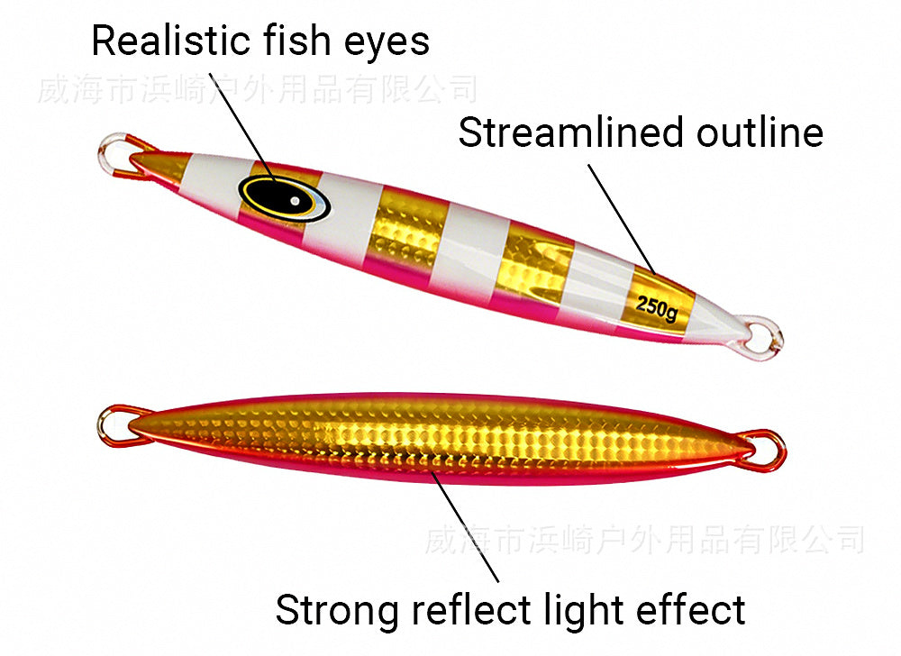 Glow Slow Pitch Jig, 150–800 g (5.3–28.2 oz) – product photo