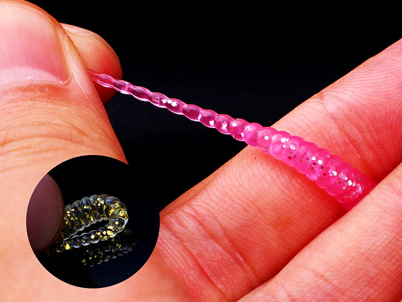 Micro Pin-Tail Soft Grub Worm, 4 cm (1.6 in), 0.35 g – product photo