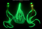 Glow Squid Skirt Double Assist Hooks for Slow Pitch Jigs – product photo
