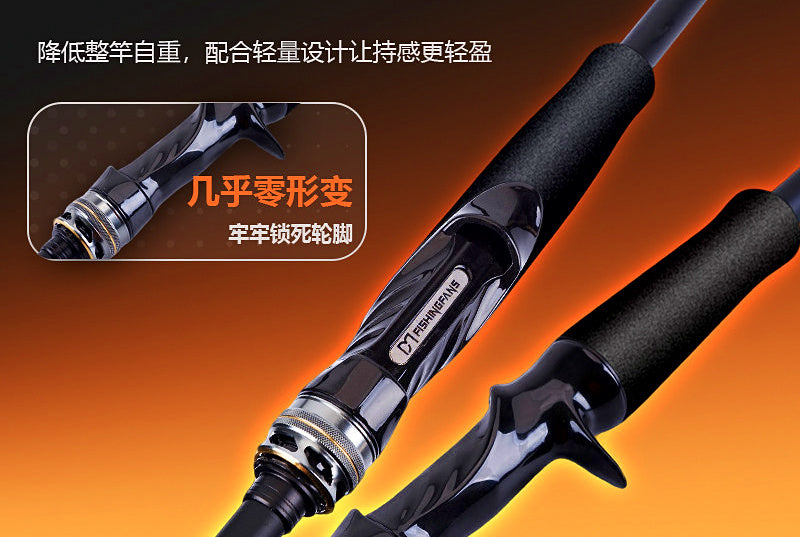 Ultralight 2-Piece Carbon Lure Rod, Extra Fast, 1.92–2.13 m – product photo