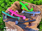 Floating T-Tail Soft Bait with Jig Head Hook, 5.5 & 7 cm – product photo