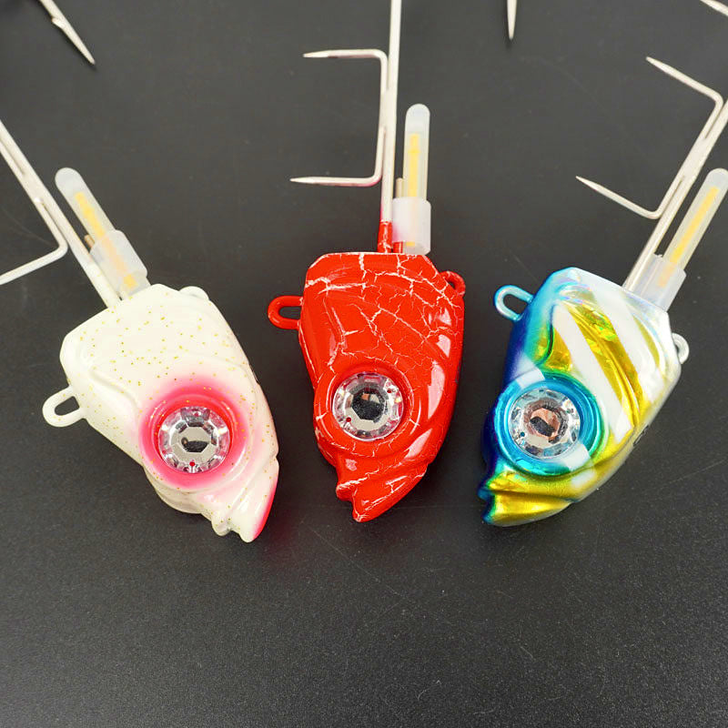 Glow Hairtail Jig with Assist Hooks, 30–300 g (1.1–10.6 oz) – product photo