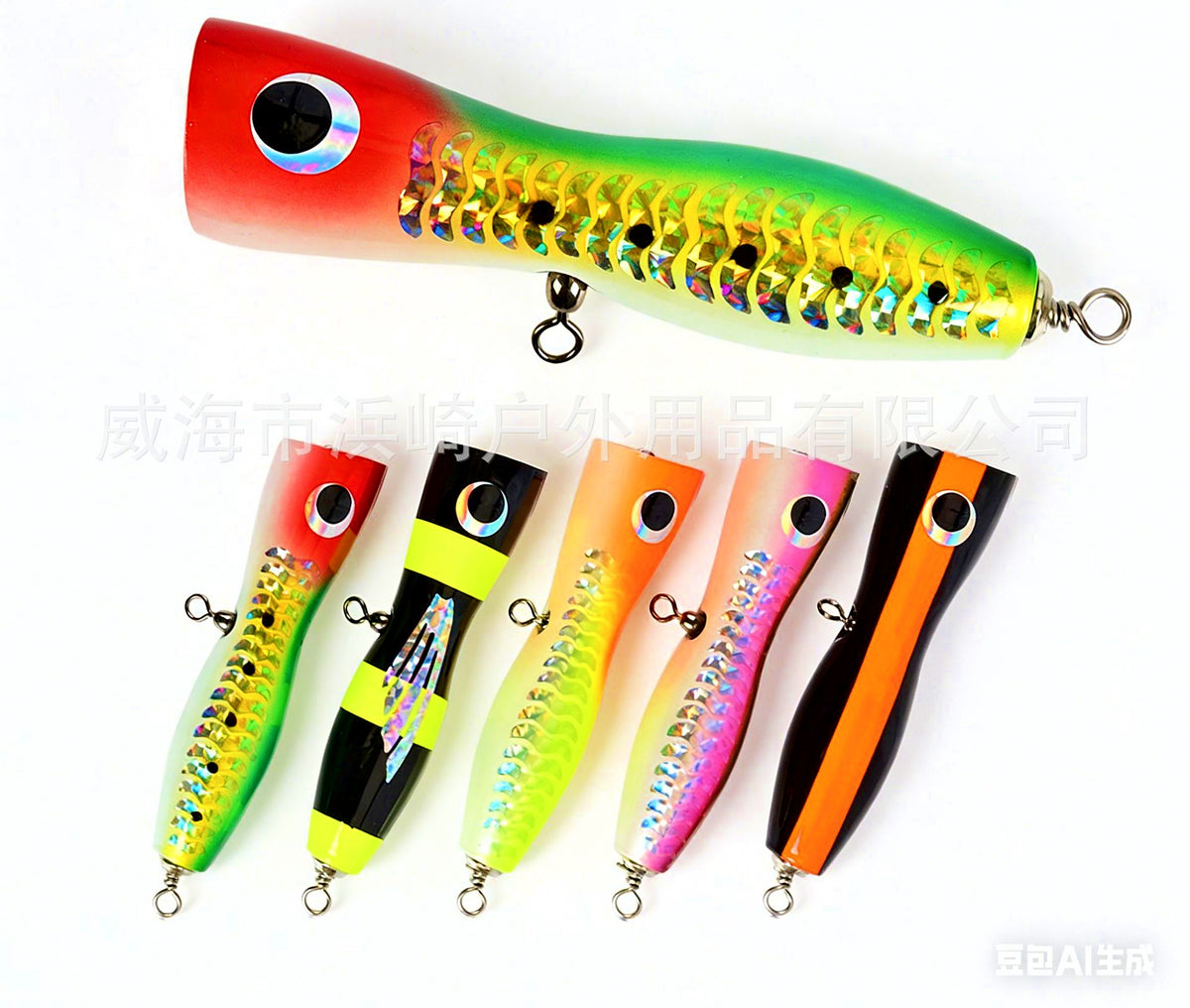 Floating Wood Trolling Lure for GT & Tuna, 65 g (2.3 oz) – product photo
