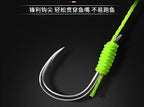 Fluorescent Explosion Hook Rig, Stainless Steel, 4 Sets/Box – product photo
