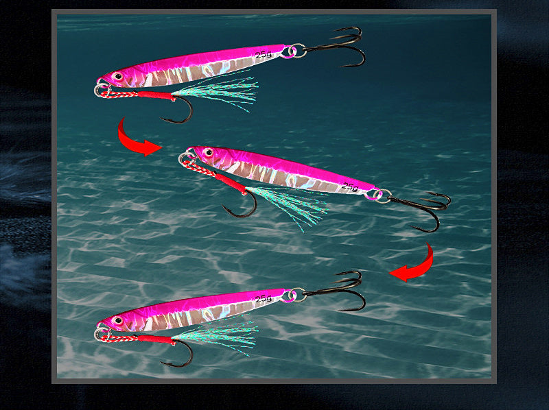 Long Casting Asymmetrical Metal Jig, 10–80 g (0.35–2.8 oz) – product photo