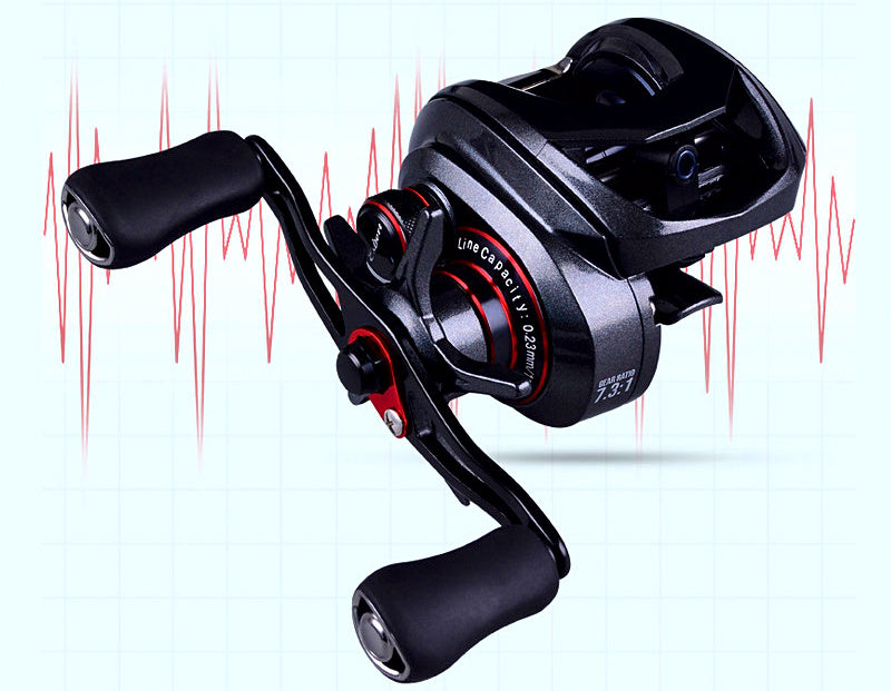 Round Baitcasting Reel, 11 Bearings, Left/Right Hand – product photo