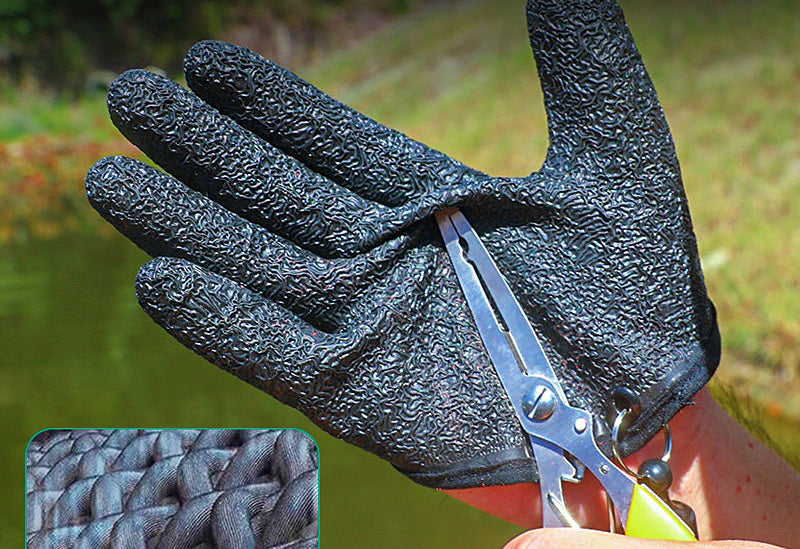 Fish Gripping Glove, Non-Slip, Puncture-Resistant, One Size – product photo