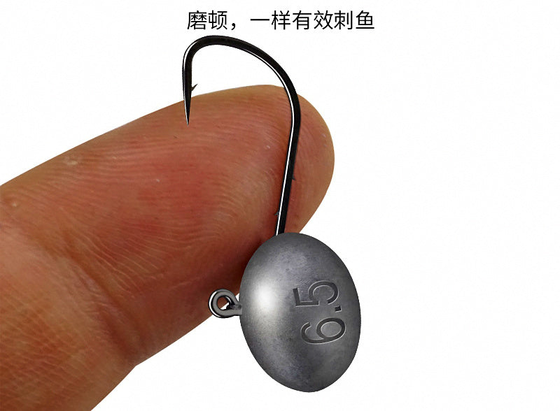 Round Jig Head Hooks, 1.5–7 g (0.05–0.25 oz), Barbed – product photo