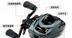 Low Profile Baitcasting Reel, 7.1:1, Carbon Frame, 152 g (5.4 oz) – product photo