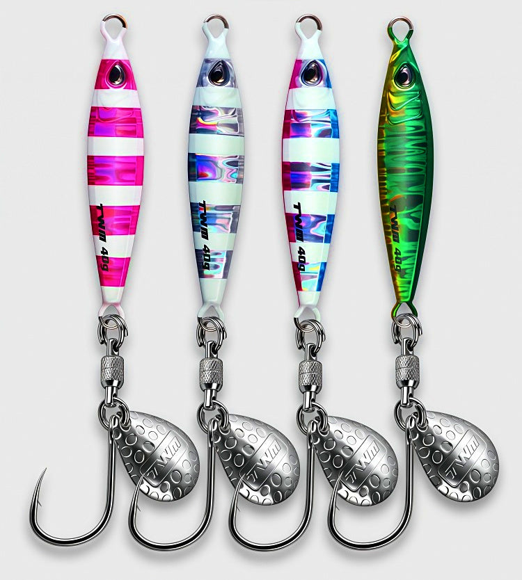 Fast-Sinking Metal Jig, Single Hook, 30–80 g (1.1–2.8 oz) – product photo