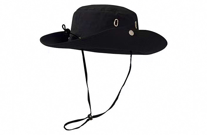 Quick-Dry Wide Brim Bucket Hat, Sun Protection, One Size – product photo