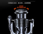 Spinning Reel, Metal Spool, 8 Bearings, 5.2:1, Sizes 1000–5000 – product photo