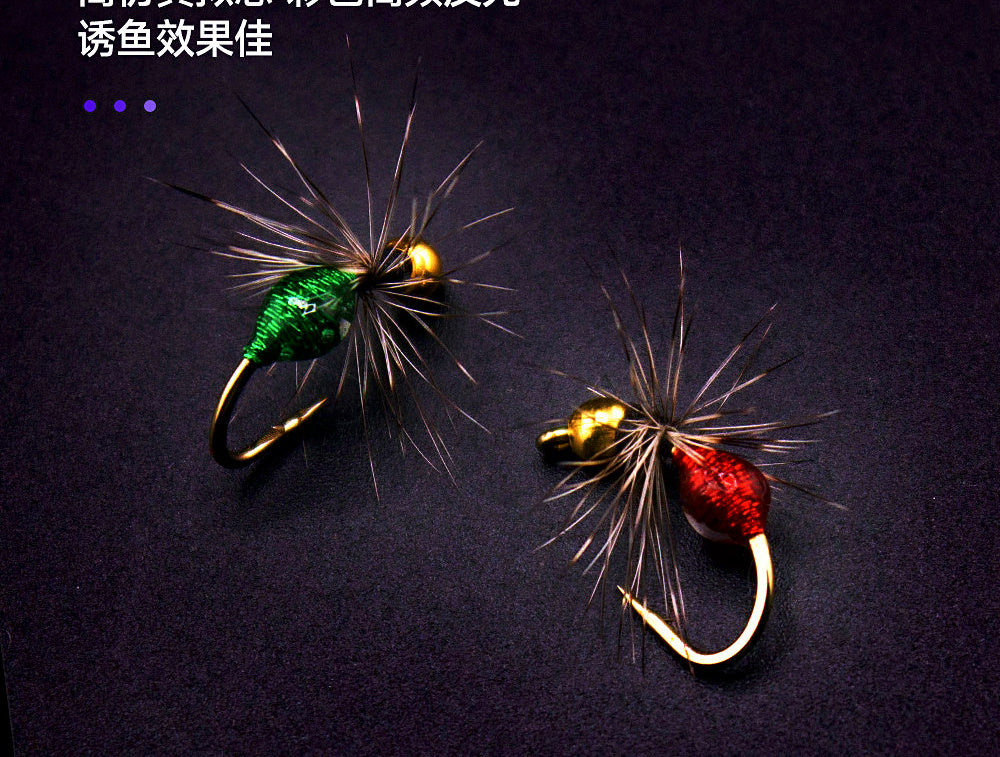 Hackle Midge Fly, Barbed Hook, Sizes 12–18 – product photo
