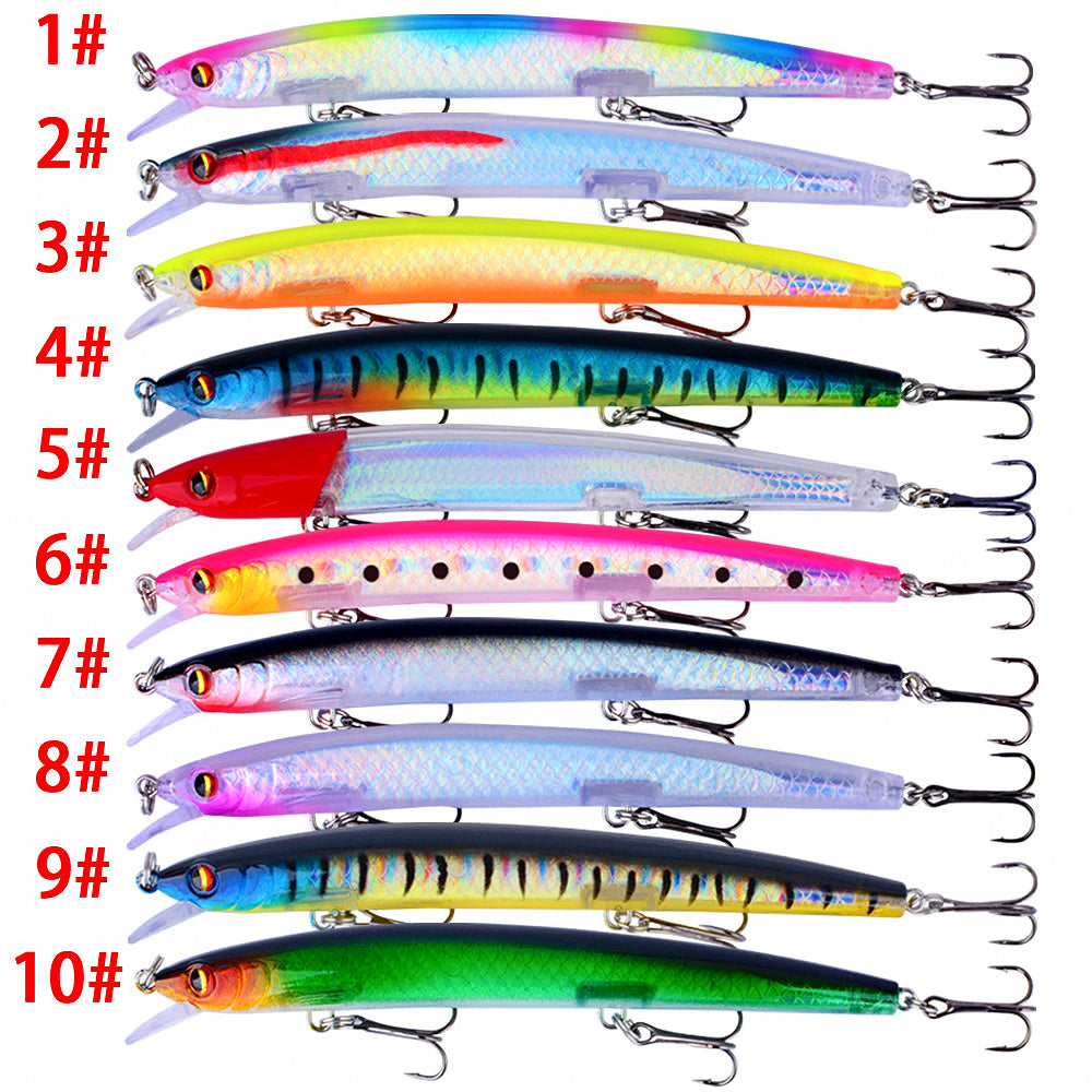 Floating Minnow Hard Bait, Laser Finish Lure – product photo