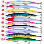 Floating Minnow Hard Bait, Laser Finish Lure – product photo