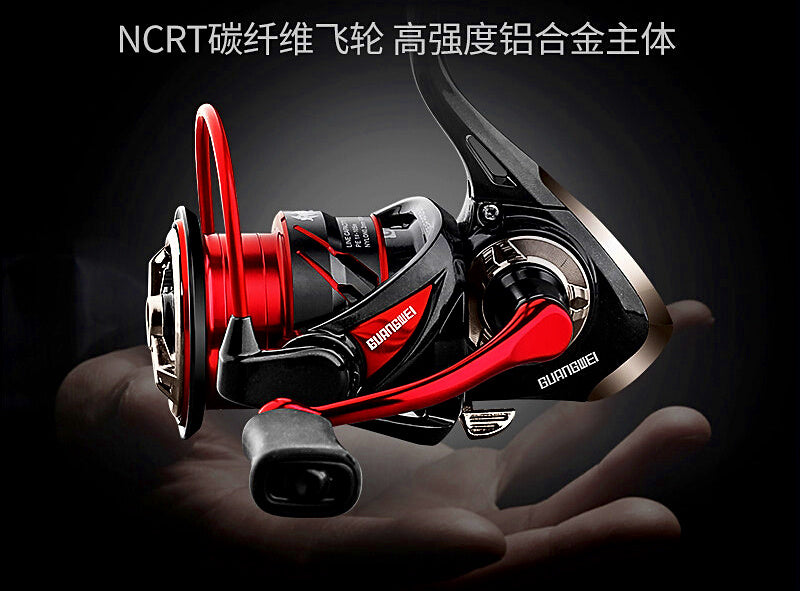 Metal Spinning Reel with PE Line, 1000–8000 Series – product photo