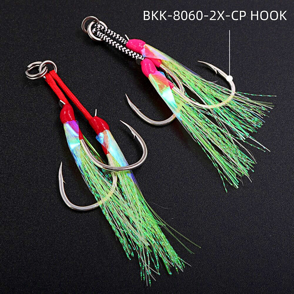 Steel Wire Double Hook, 2-Pack, Sizes 1/0–4/0 – product photo