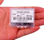 Barbed Ring-Eye Saltwater Hooks, Boxed, Sizes 2–30 – product photo