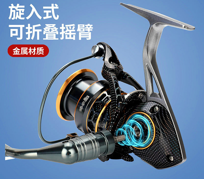 Full Metal Spinning Reel, 13 BB, Sizes 2500–7500 – product photo