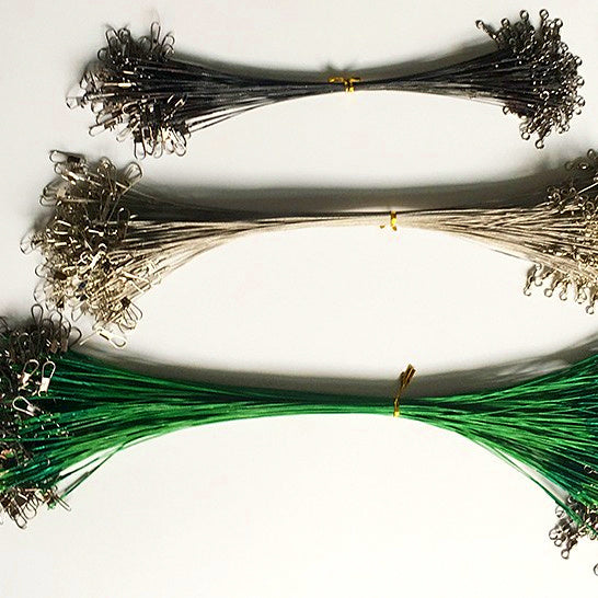 Wire Leader with Swivel and Snap, 10–25 cm (4–10 in) – product photo