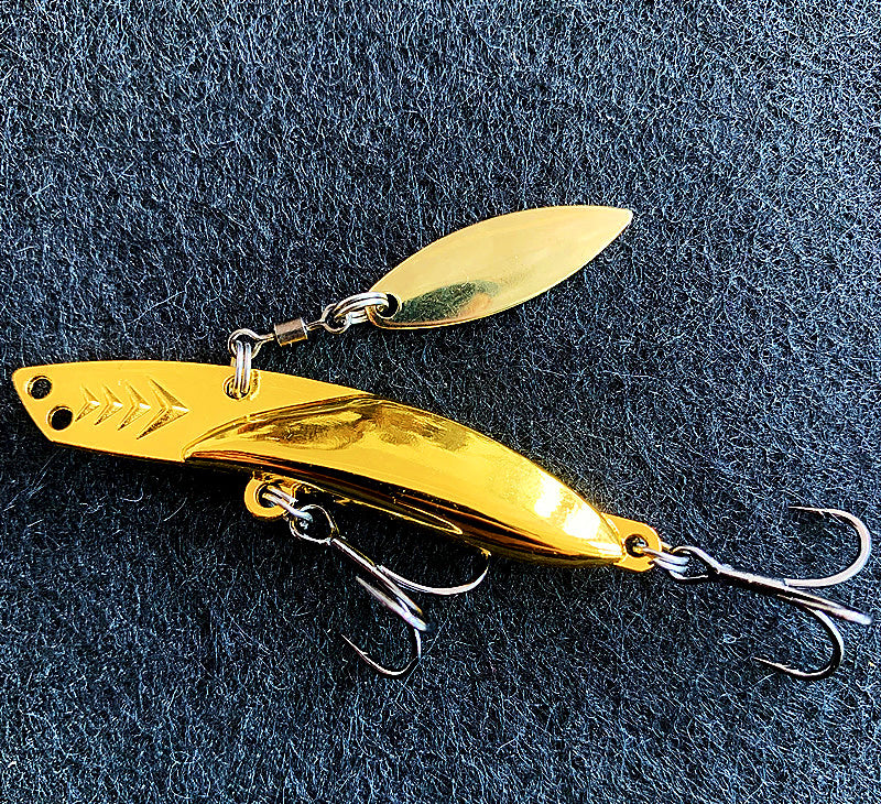 VIB Blade Bait Lipless Crankbait, 10 g & 15 g (0.35 & 0.53 oz) – product photo