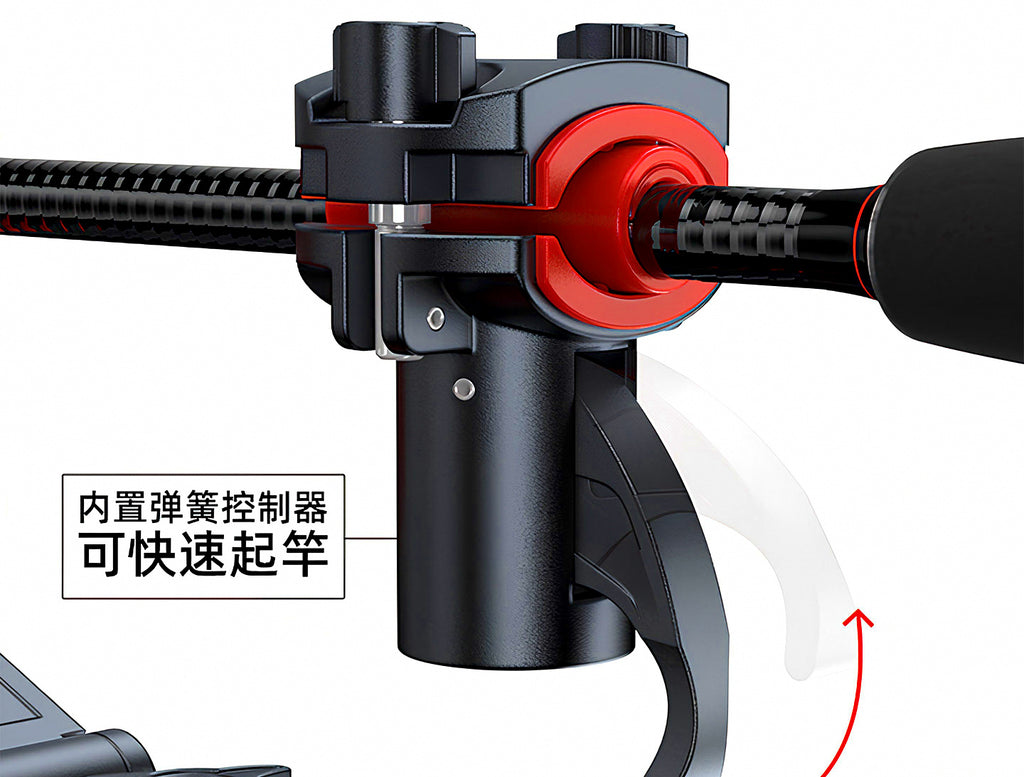 Boat Rod Holder Bracket, Stainless Steel Tripod Style – product photo