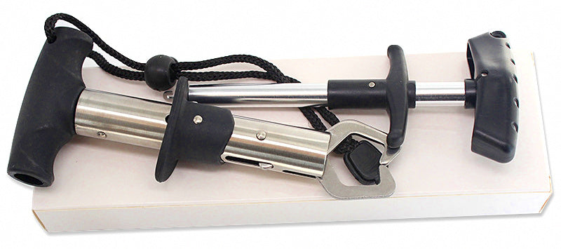 Stainless Steel Hook Remover & Fish Gripper Set with Case – product photo