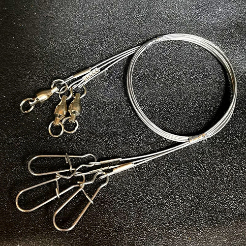 Stainless Steel Wire Leader, 60 cm (23.6 in), 0.6–1.2 mm