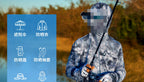 UPF 100+ Long Sleeve Fishing Sun Shirt, Quick-Dry Cooling – product photo