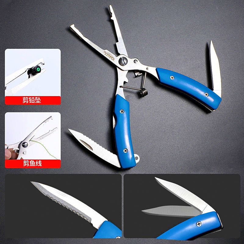 Fish Lip Gripper & Fishing Pliers, Optional Scale & Tape – product photo