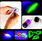 Mini Rechargeable UV Flashlight, Waterproof Keychain Light – product photo