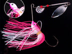 Bearded Spinner Jig, Red Bead, 14.2 g (0.5 oz) & 17 g (0.6 oz) – product photo