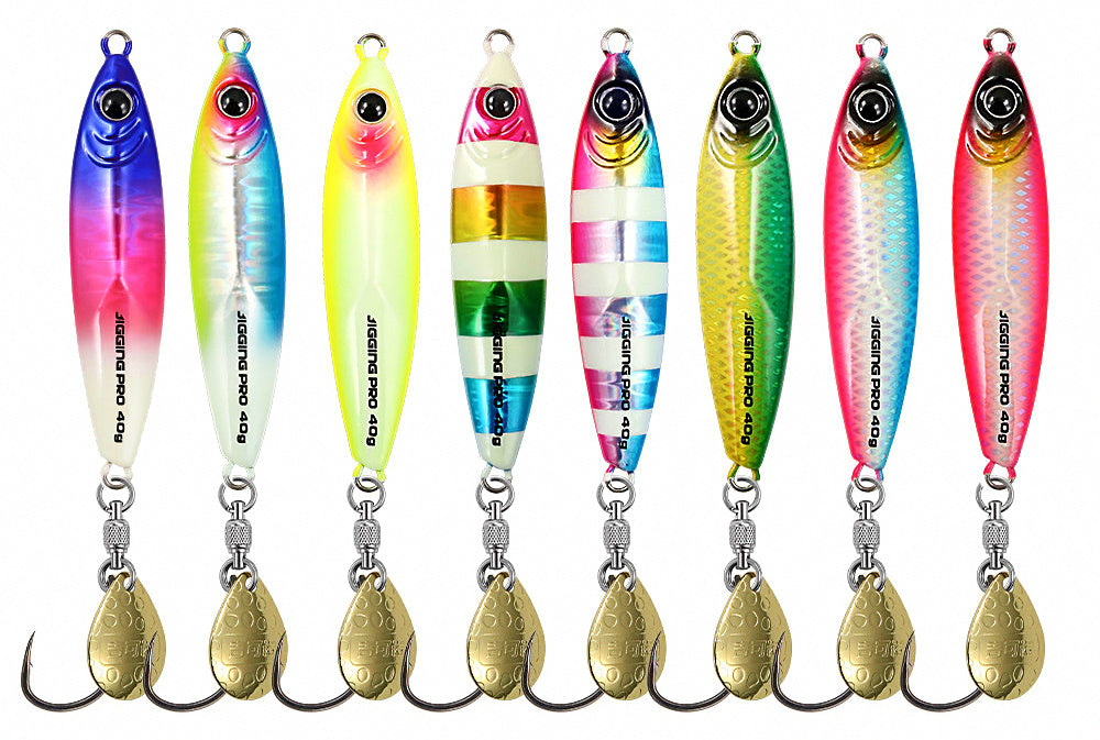 Glow Fast Retrieve Jig, Blade & Single Hook, 30–80 g (1.1–2.8 oz) – product photo