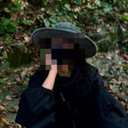 Wide Brim Cotton Bucket Hat, Washed Western Style, M – product photo